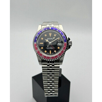 Custom Seiko Mod • Vintage Pepsi GMT • 39.5mm